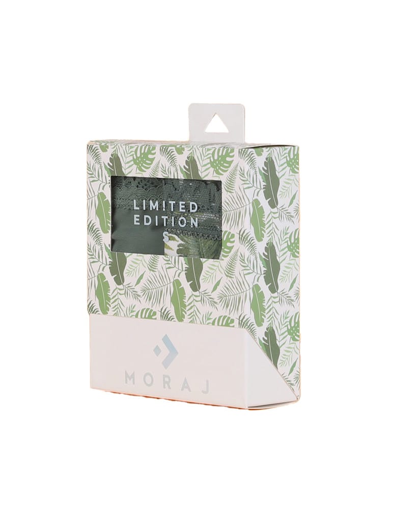 Majtki figi - Majtki figi damskie eleganckie koronkowe wykończenie 2-pak WIELOKOLOROWY  - produkt moraj.pl 10