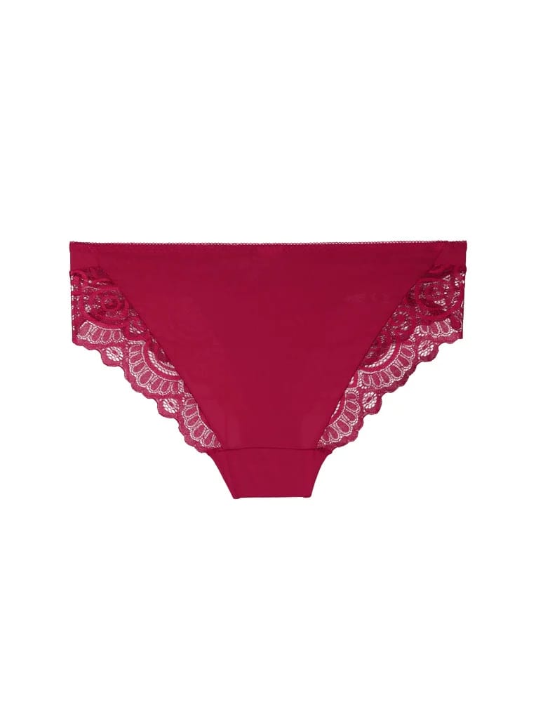 Majtki figi - Majtki damskie figi eleganckie wykończenie koronkowe 2-pak WIELOKOLOROWY  - produkt moraj.pl 9