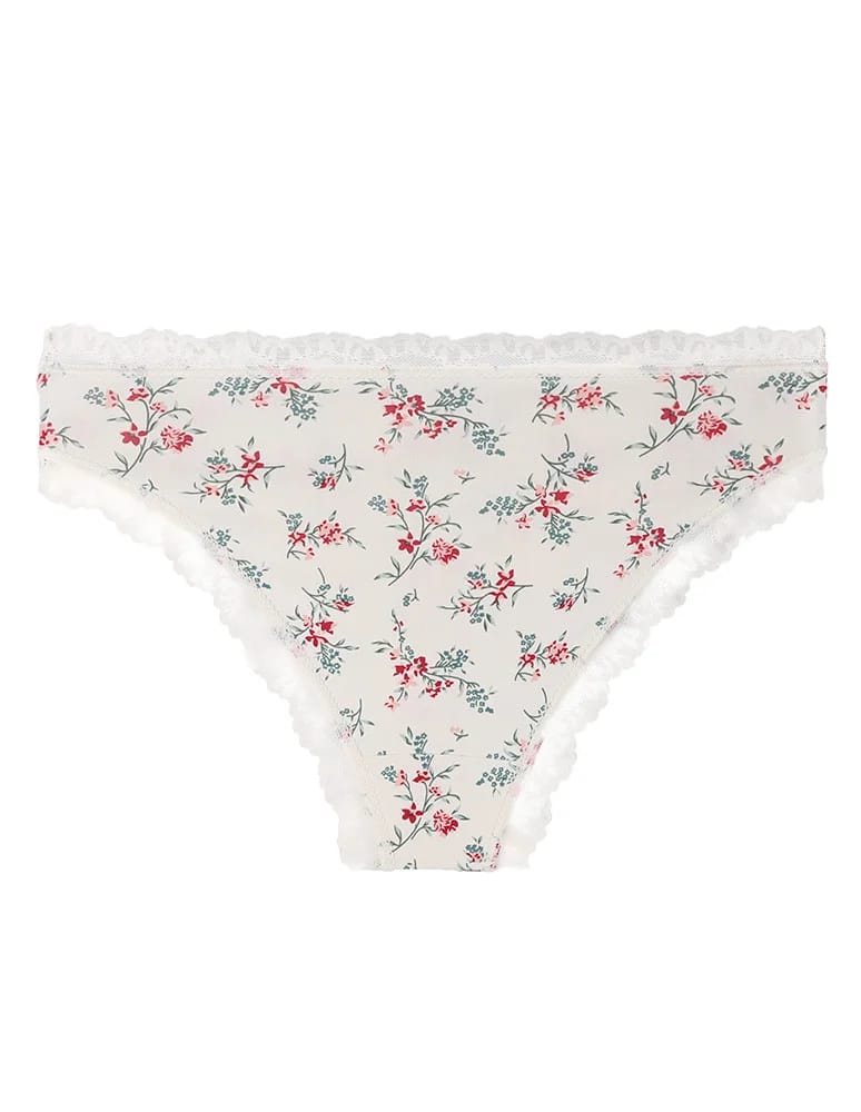 Majtki figi - Majtki damskie figi eleganckie wykończenie koronkowe 2-pak WIELOKOLOROWY  - produkt moraj.pl 14