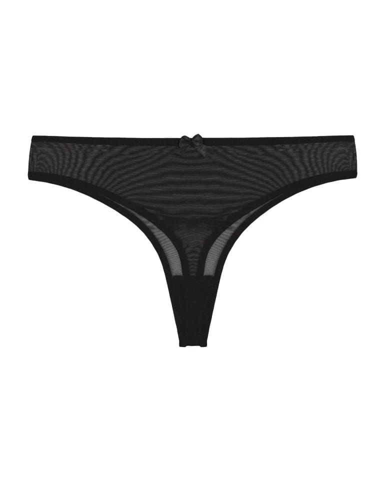Majtki stringi - Majtki stringi damskie transparentne siateczkowe 6-pak WIELOKOLOROWY  - produkt moraj.pl 3