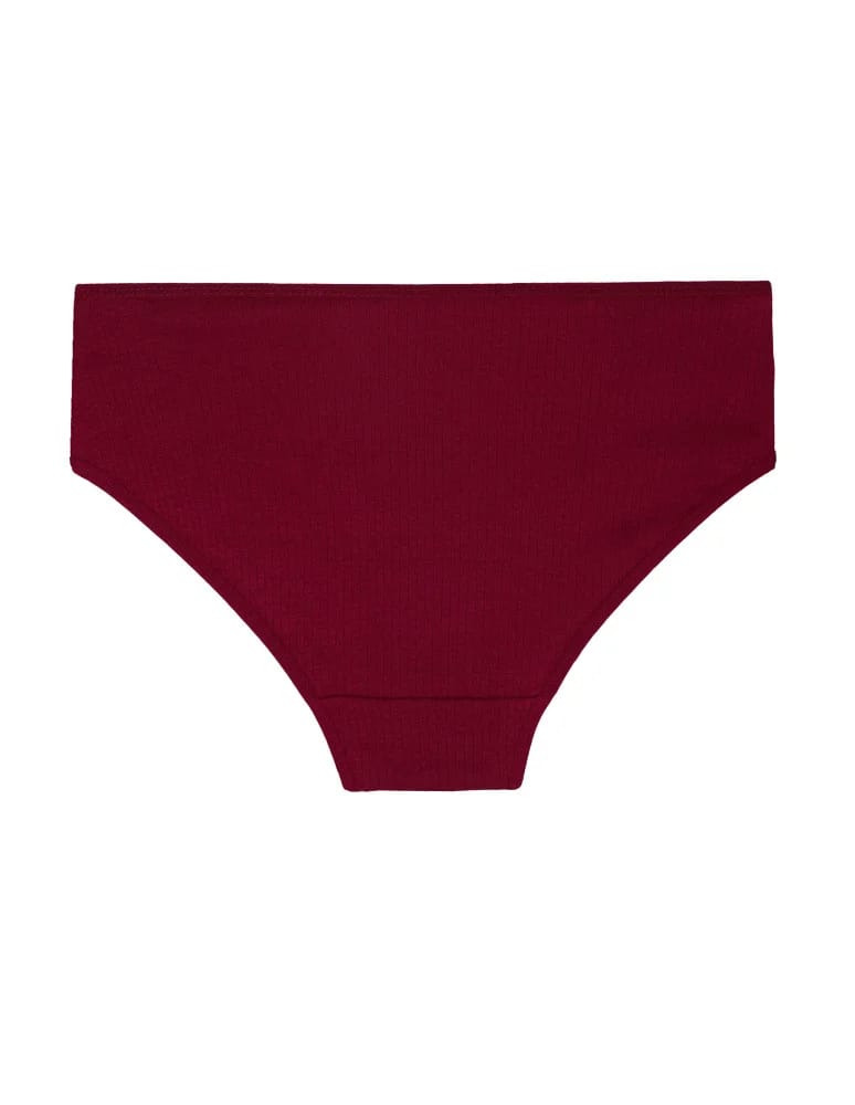 Majtki figi - Majtki damskie bawełniane figi bikini prążkowane 12-pak WIELOKOLOROWY  - produkt moraj.pl 8