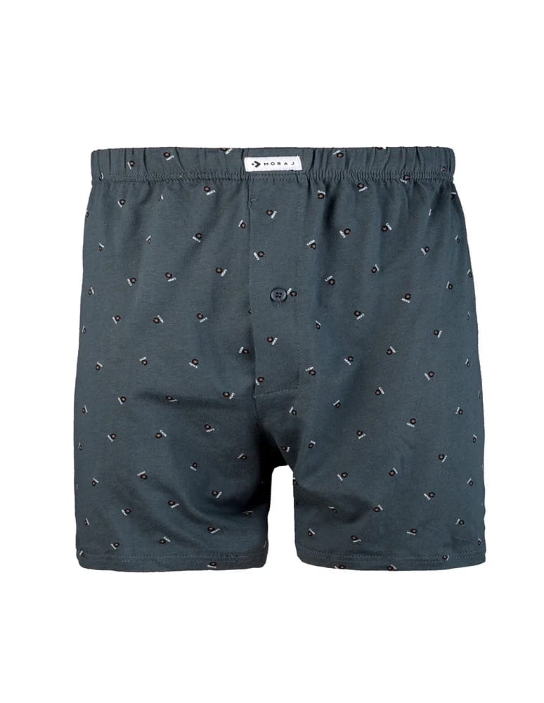 Bokserki luźne - Bokserki męskie bawełniane guziki Plus Size 3-pak WIELOKOLOROWY  - produkt moraj.pl 3