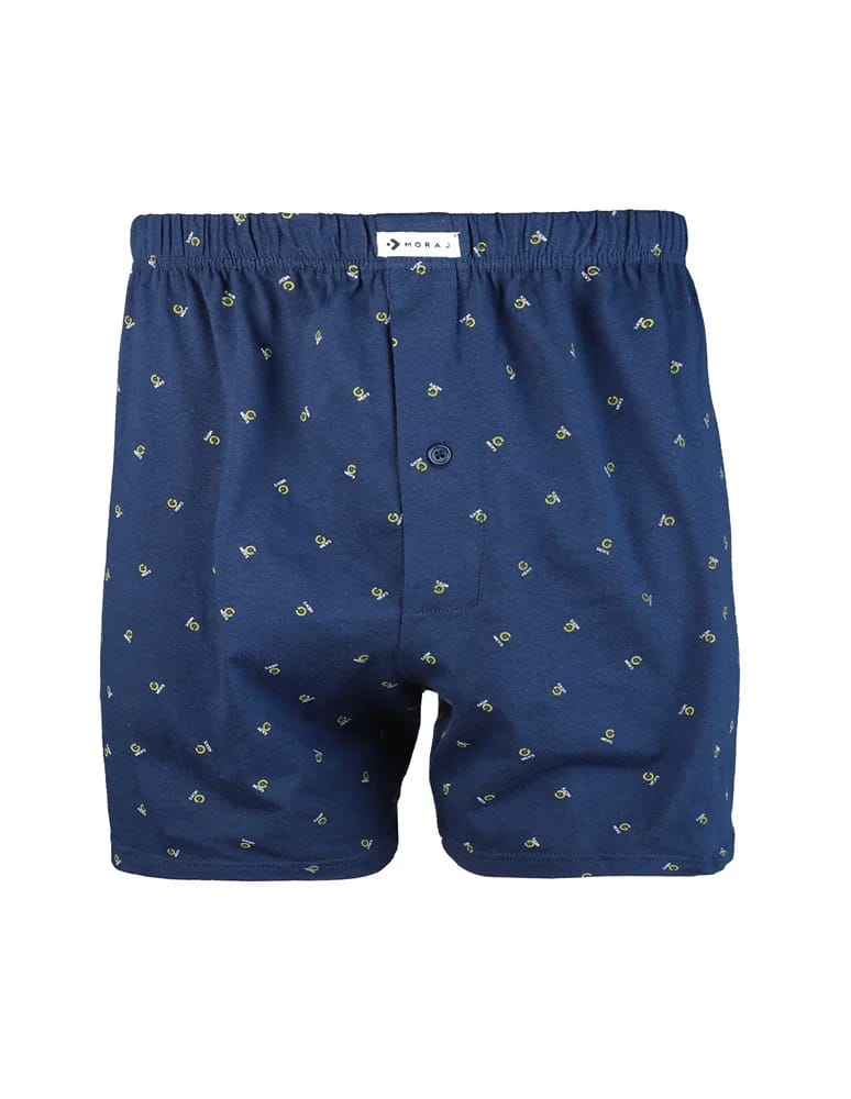 Bokserki luźne - Bokserki męskie bawełniane guziki Plus Size 3-pak WIELOKOLOROWY  - produkt moraj.pl 4