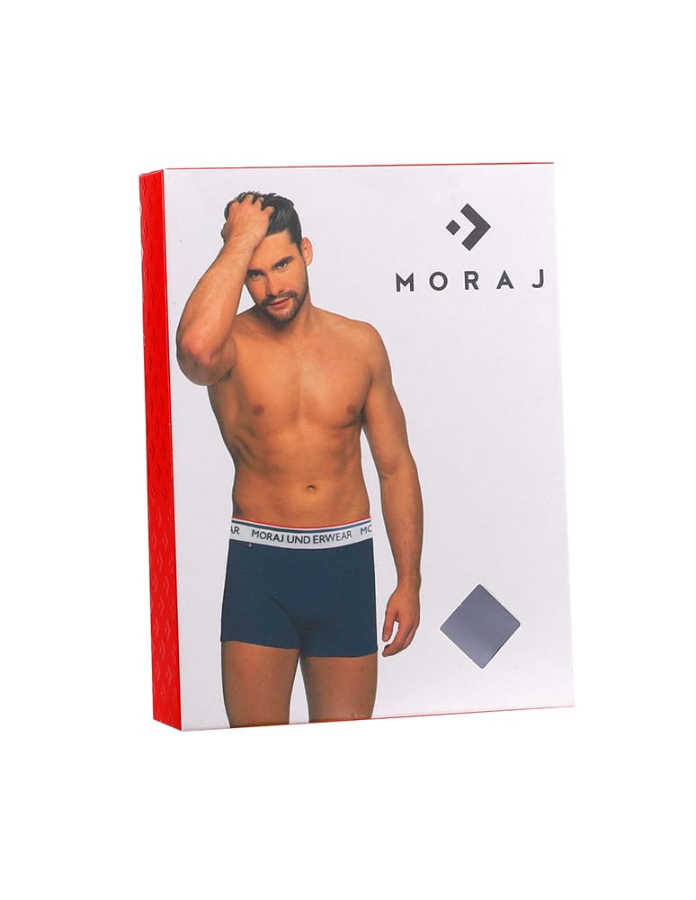 Bokserki dopasowane - Bokserki męskie bawełniane moraj underwear CZARNY  - produkt moraj.pl 2