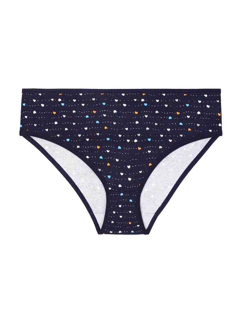 Majtki figi - Majtki damskie figi bikini bawełniane gładkie 6-pak WIELOKOLOROWY - produkt moraj.pl 3