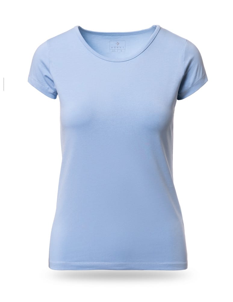 Koszulki i T-shirty - Koszulka damska T-shirt bawełniana z okrągłym dekoltem 3-pak WZÓR 1  - produkt moraj.pl 2
