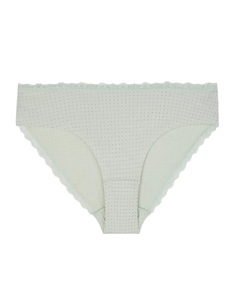 Majtki figi - Majtki damskie figi bikini w kropki wykończone koronką 4-pak WIELOKOLOROWY  - produkt moraj.pl 3