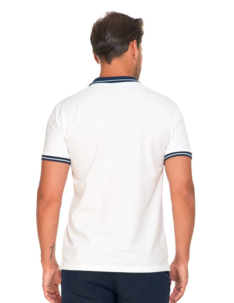 Polo - Koszulka polo męska bawełna czesana Premium BIAŁY  - produkt moraj.pl 2