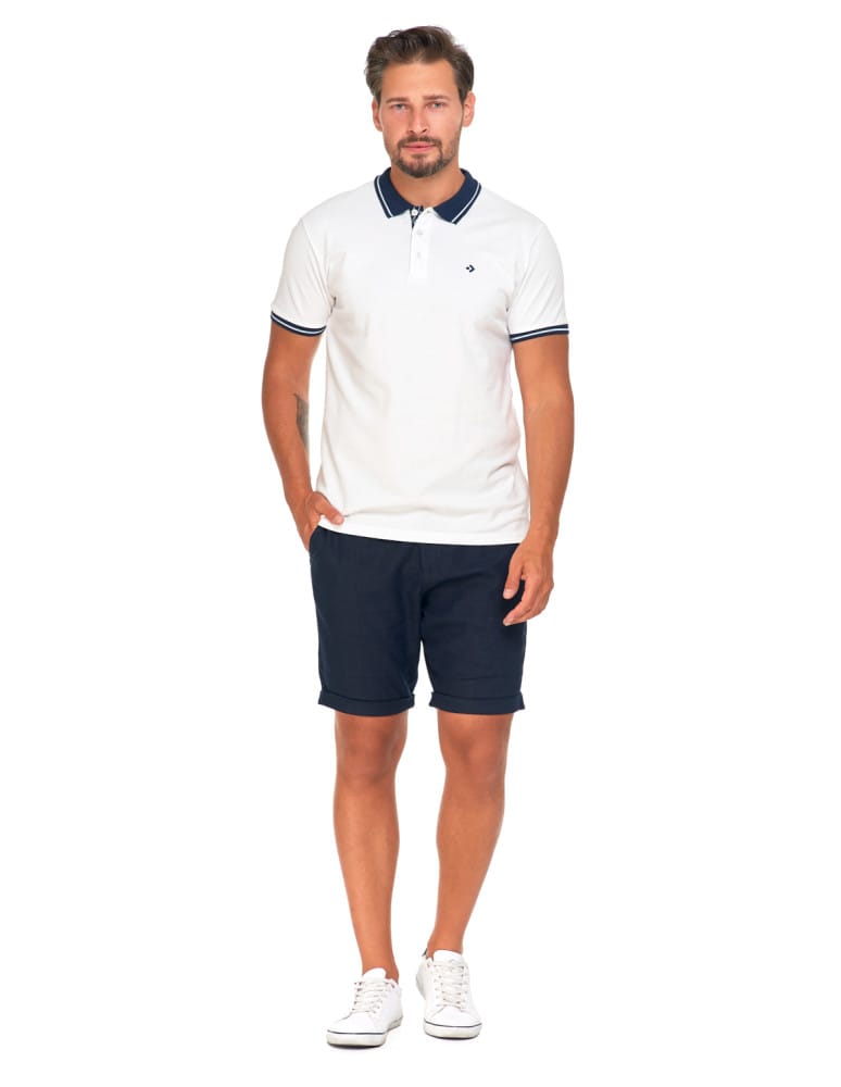 Polo - Koszulka polo męska bawełna czesana Premium BIAŁY  - produkt moraj.pl 4