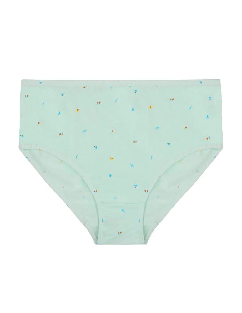 Majtki figi - Figi majtki bawełniane plus size klasyczne 4-pak WIELOKOLOROWY  - produkt moraj.pl 5