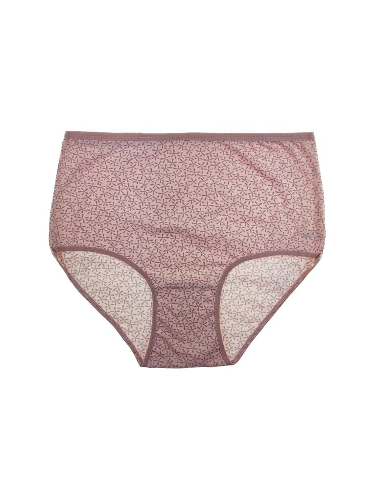 Majtki figi - Damskie figi z wysokim stanem bawełniane plus size 3-pak WIELOKOLOROWY - produkt moraj.pl 3