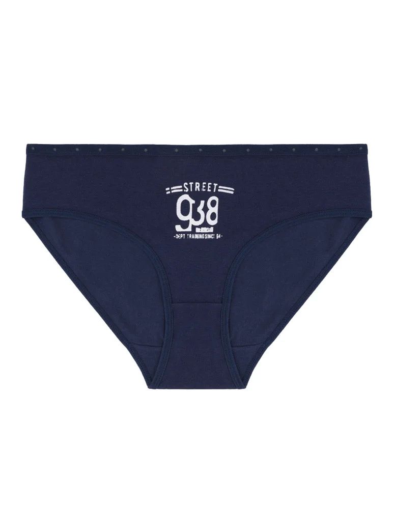 Majtki figi - Majtki figi damskie bikini bawełniane z nadrukiem 4-pak WIELOKOLOROWY - produkt moraj.pl 5