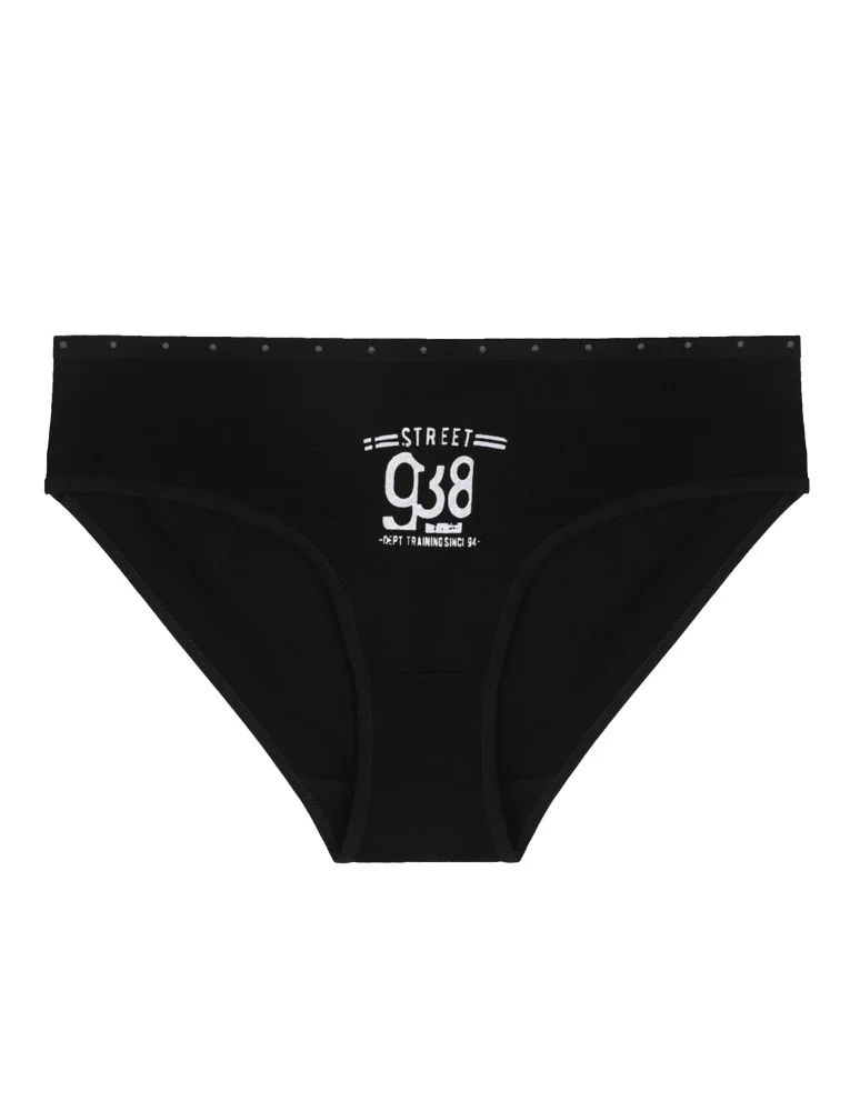 Majtki figi - Majtki figi damskie bikini bawełniane z nadrukiem 4-pak WIELOKOLOROWY - produkt moraj.pl 6