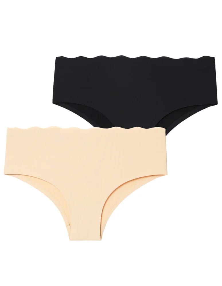 Majtki figi - Majtki damskie bezszwowe figi bikini CZARNY - produkt moraj.pl 10