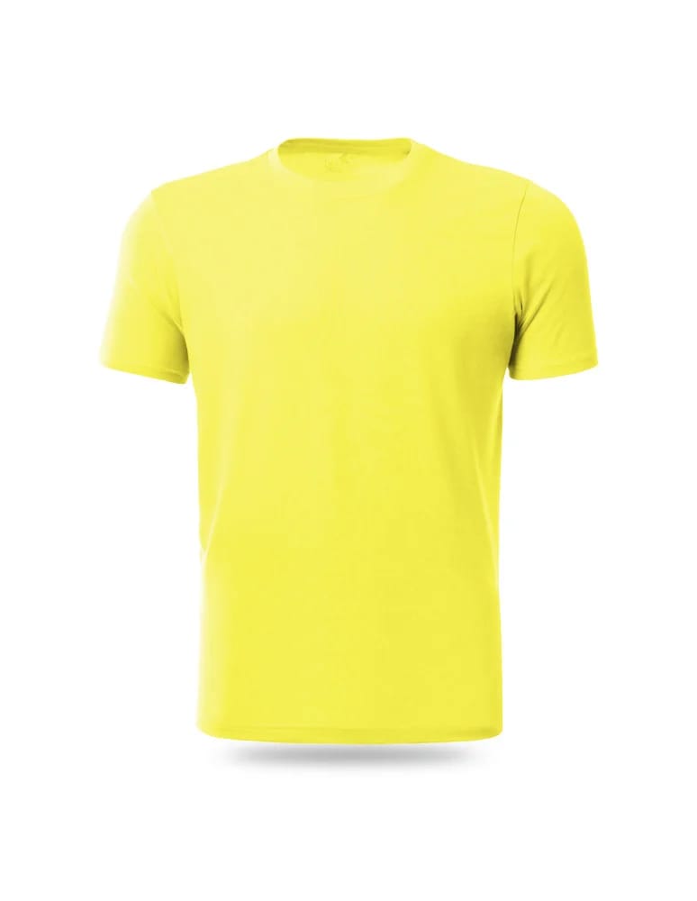 Koszulki i Tank Topy - Koszulka męska bawełniana T-shirt ŻÓŁTY - produkt moraj.pl 3