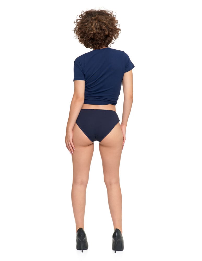Majtki figi - Majtki figi bikini damskie bawełniane klasyczne 3-pak WIELOKOLOROWY - produkt moraj.pl 9