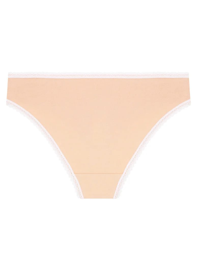 Majtki figi - Damskie majtki mini bikini z koronkowym wykończeniem 4-pak WIELOKOLOROWY - produkt moraj.pl 5