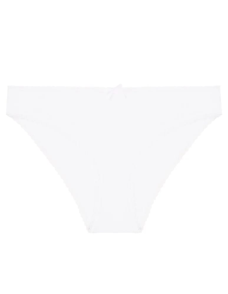 Majtki figi - Damskie majtki mini bikini z koronkowym wykończeniem 4-pak WIELOKOLOROWY - produkt moraj.pl 6