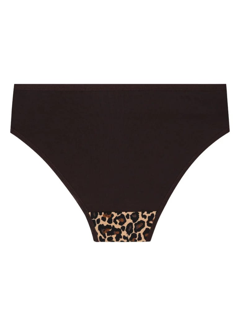 Majtki figi - Damskie majtki figi bikini z podwyższonym stanem 4-pak WIELOKOLOROWY  - produkt moraj.pl 6