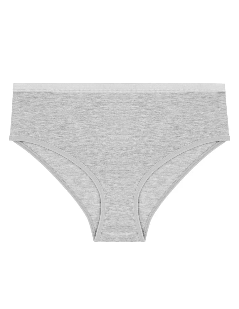 Majtki figi - Damskie majtki figi bikini klasyczne z gumką w pasie 4-pak WIELOKOLOROWY - produkt moraj.pl 2
