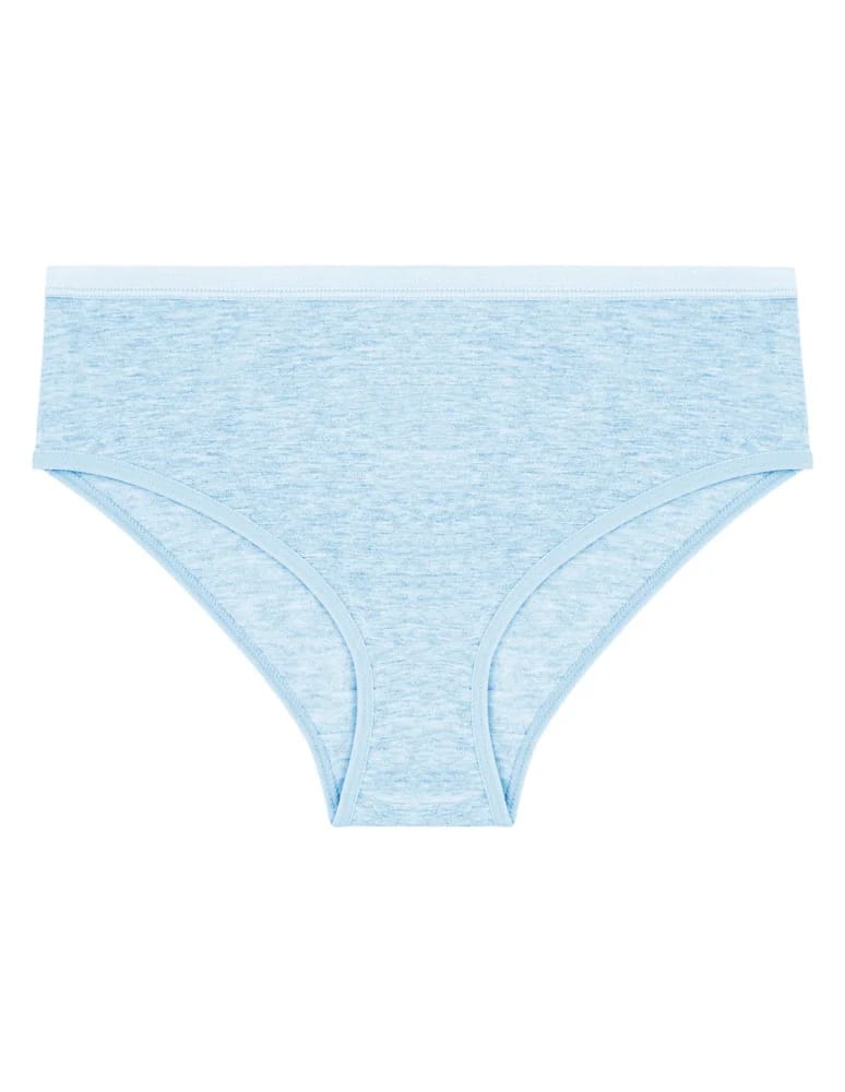 Majtki figi - Damskie majtki figi bikini klasyczne z gumką w pasie 4-pak WIELOKOLOROWY - produkt moraj.pl 4
