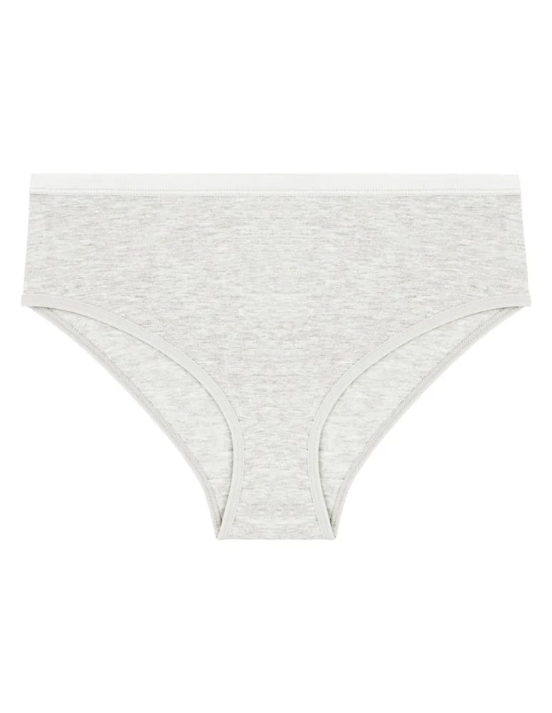 Majtki figi - Damskie majtki figi bikini klasyczne z gumką w pasie 4-pak WIELOKOLOROWY - produkt moraj.pl 5