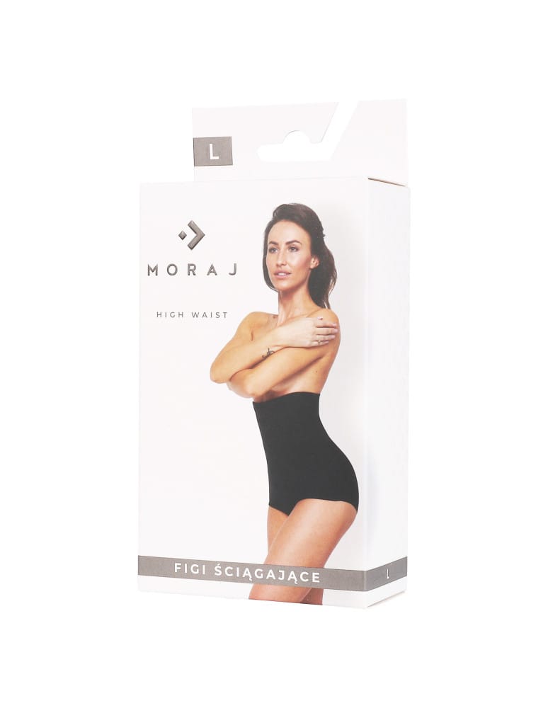 Majtki figi - Majtki damskie figi modelujące z wysokim stanem BEŻOWY  - produkt moraj.pl 4
