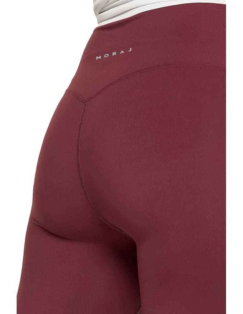 Legginsy damskie - Legginsy damskie sportowe funkcyjne z wysokim stanem BORDOWY  - produkt moraj.pl 7