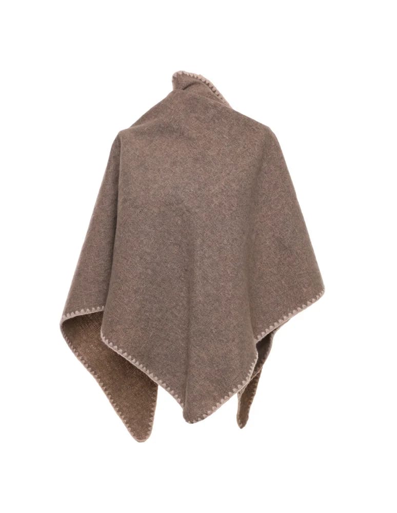 Szale i chusty - Ciepła chusta damska boho BRĄZOWY - produkt moraj.pl 7