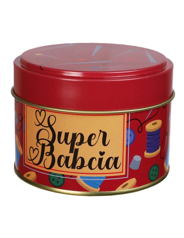 Skarpetki długie - Skarpetki damskie Super Babcia w ozdobnej puszce WZÓR 1  - produkt moraj.pl 4