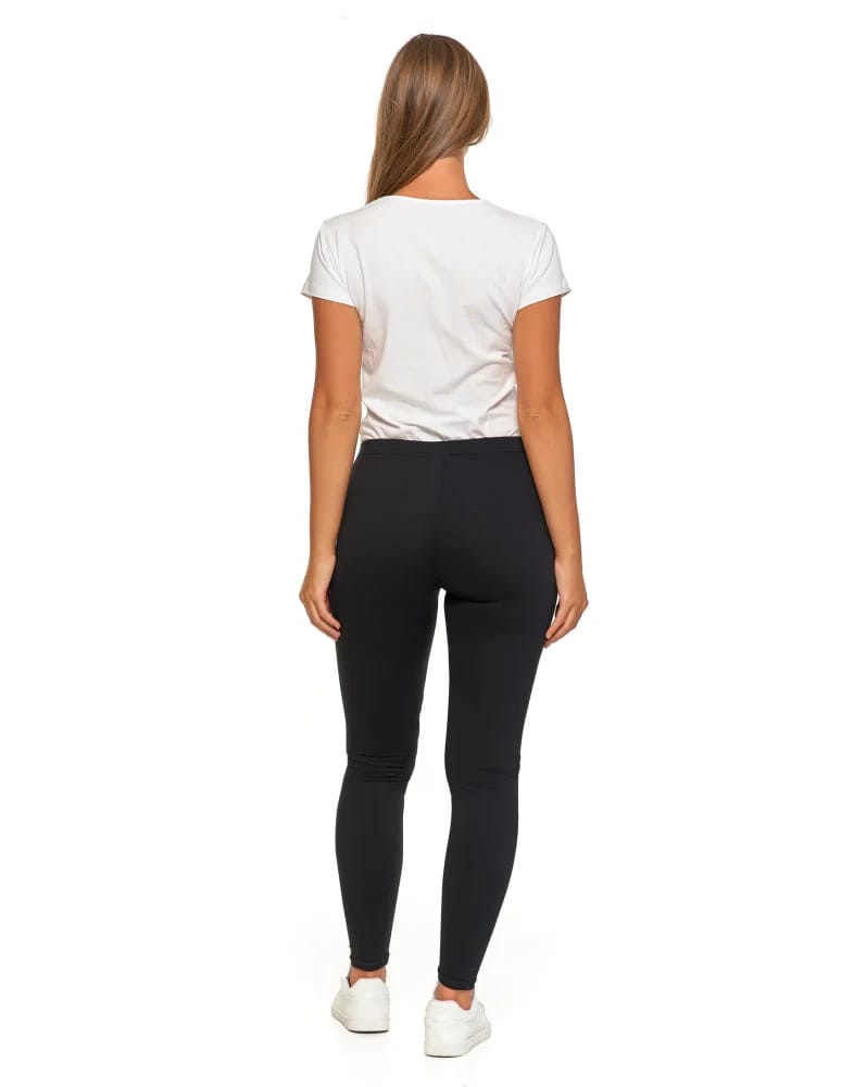 Legginsy damskie - Klasyczne czarne legginsy damskie peach touch CZARNY - produkt moraj.pl 4