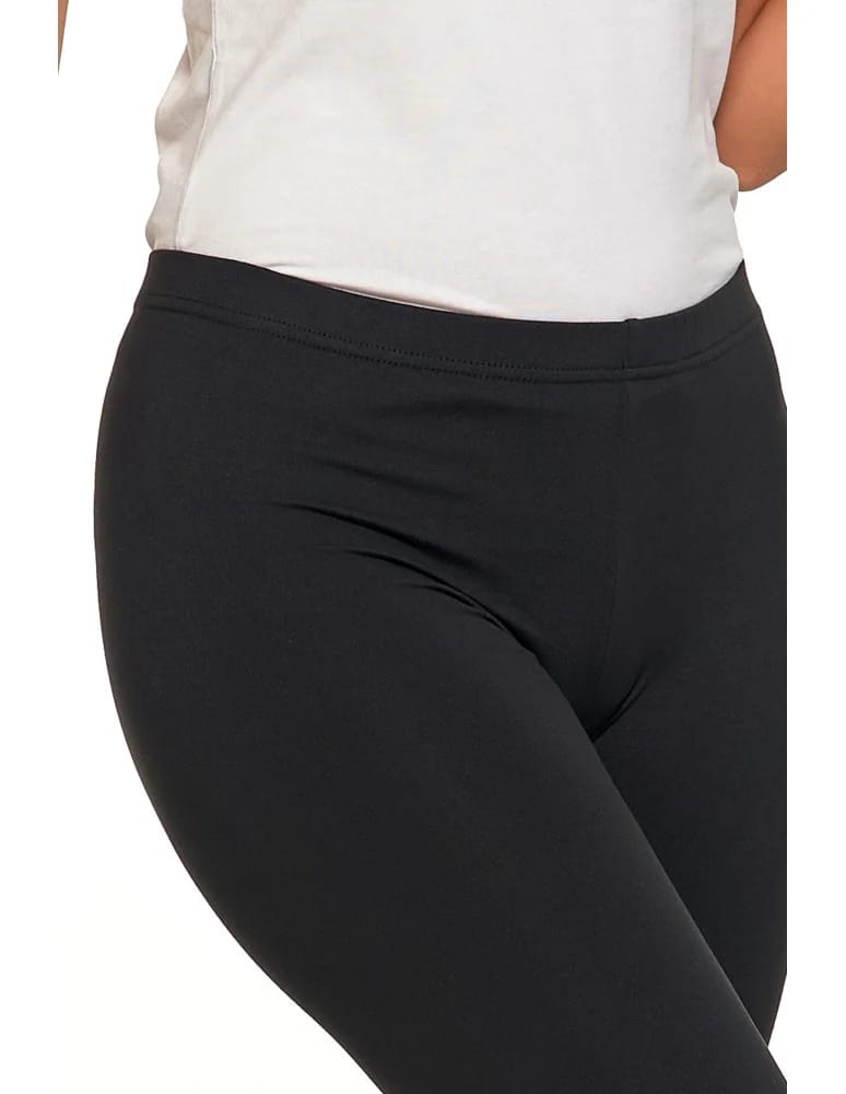 Legginsy damskie - Klasyczne czarne legginsy damskie peach touch CZARNY - produkt moraj.pl 6