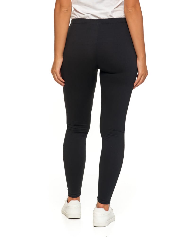 Legginsy damskie - Klasyczne czarne legginsy damskie peach touch CZARNY  - produkt moraj.pl 7