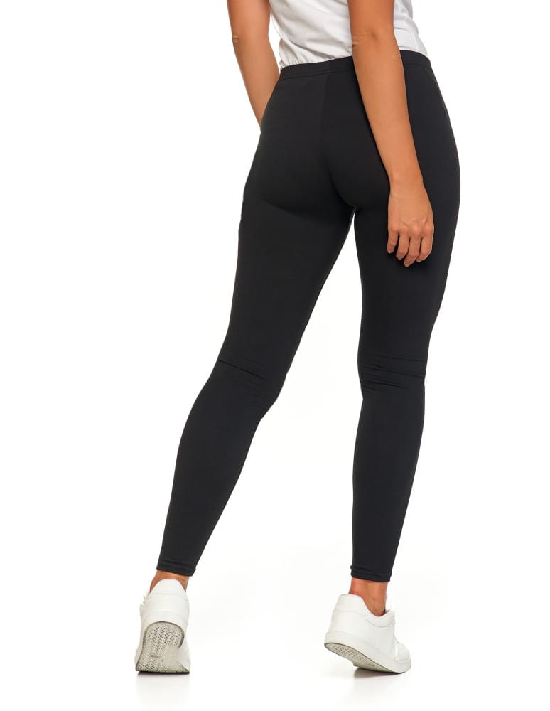 Legginsy damskie - Klasyczne czarne legginsy damskie peach touch CZARNY  - produkt moraj.pl 8