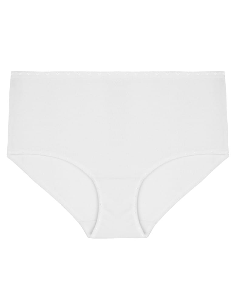 Majtki figi - Damskie figi maxi bikini bawełniane wysoki stan 3-pak WIELOKOLOROWY  - produkt moraj.pl 3