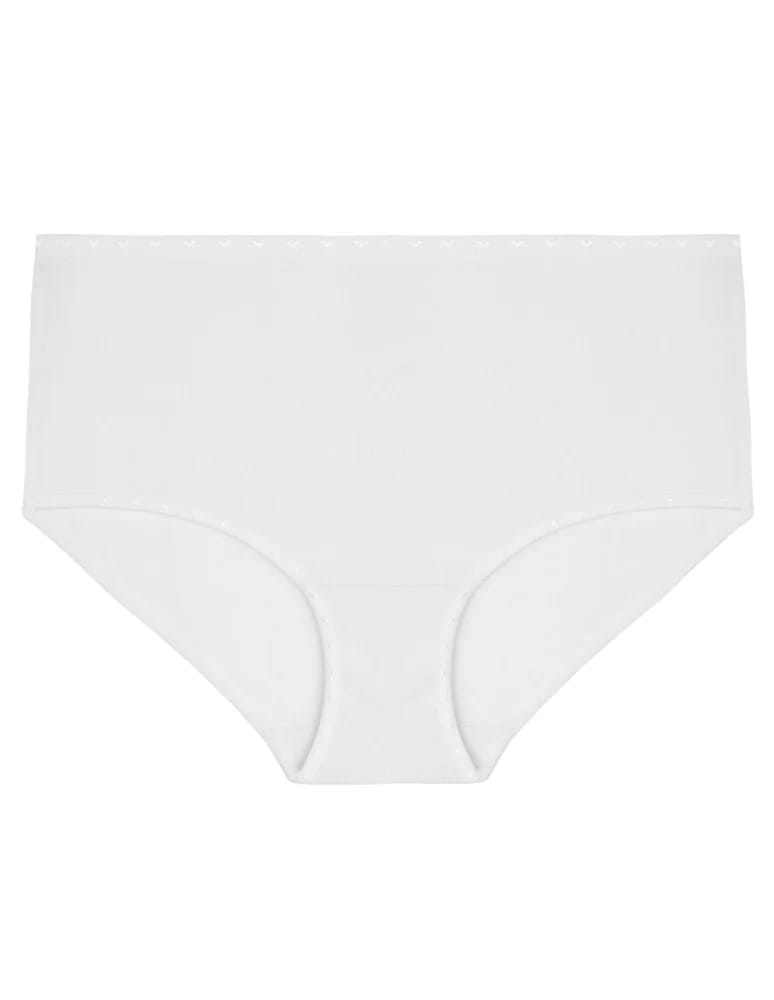 Majtki figi - Damskie figi maxi bikini bawełniane wysoki stan 3-pak WIELOKOLOROWY  - produkt moraj.pl 3