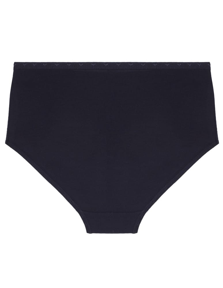 Majtki figi - Damskie figi maxi bikini bawełniane wysoki stan 3-pak WIELOKOLOROWY  - produkt moraj.pl 5