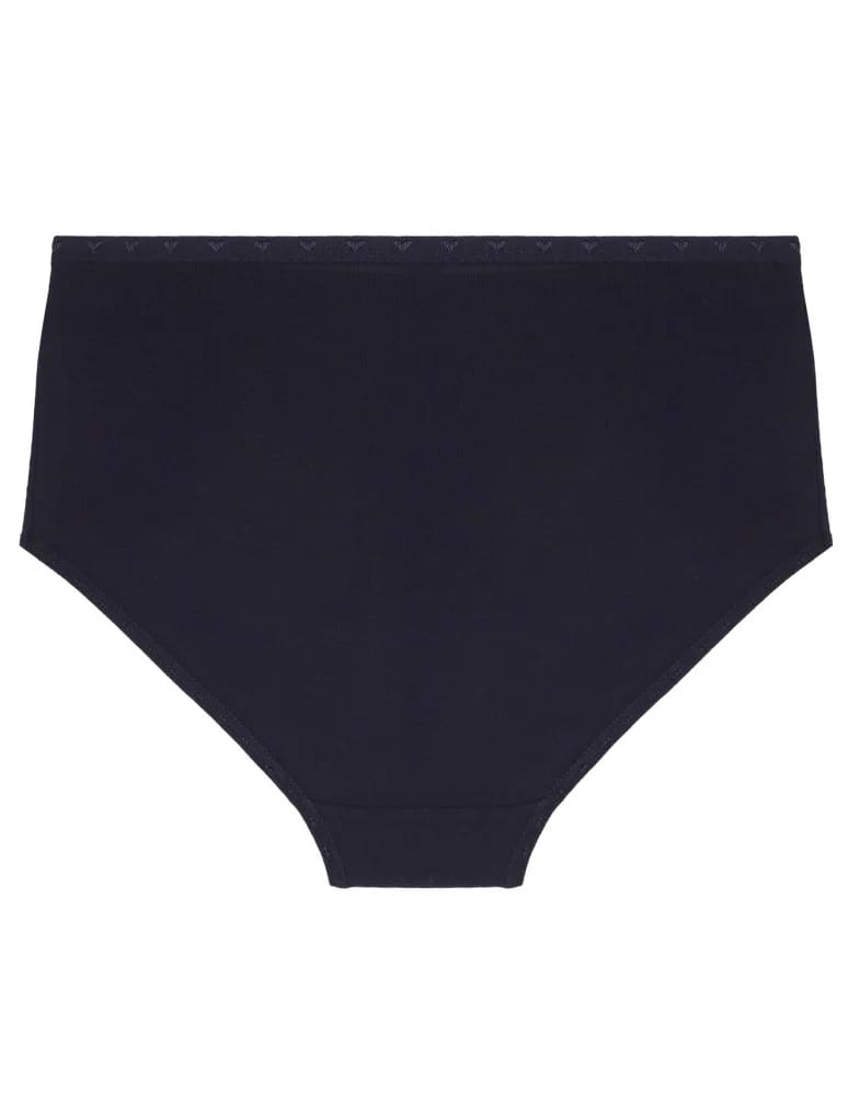 Majtki figi - Damskie figi maxi bikini bawełniane wysoki stan 3-pak WIELOKOLOROWY  - produkt moraj.pl 5