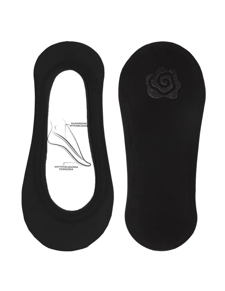 Niskie stopki - Skarpetki damskie mikrostopki 6-pak CZARNY  - produkt moraj.pl 2