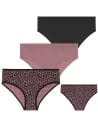 Damskie majtki figi bikini z bawełny 3-pak WIELOKOLOROWY