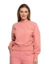 Bluza damska dresowa RÓŻOWY