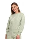 Bluza damska dresowa ZIELONY