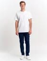 Koszulka męska t-shirt z bawełny czesanej PREMIUM LINE BIAŁY