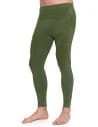 Męska bielizna termoaktywna legginsy ZIELONY