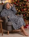 Kocobluza unisex luźna SZARY