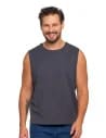 Koszulka męska tank top bez rękawów luźna GRAFIT