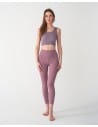 Legginsy damskie z wysokim stanem funkcyjne RÓŻOWY