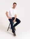 Spodnie męskie jeansy proste nogawki JEANS