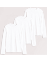 Wielopak koszulek męskich z długim rękawem bawełniane dopasowane Slim Fit 3-pak 3XL