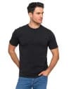 Koszulka męska bawełniana krótki rękaw T-shirt Plus Size CZARNY